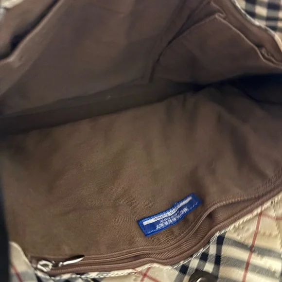 Burberry blue label Tote Bag with Signature Design with COA dust bag - Picture 13 of 17